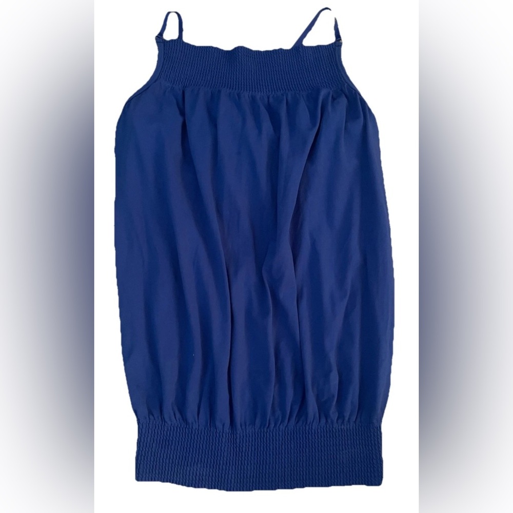 NWOT Athleta Seamless Anjali Blue Cami Yoga Top Women’s Size Large